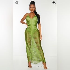 Shape Midaxi Fringe Dress